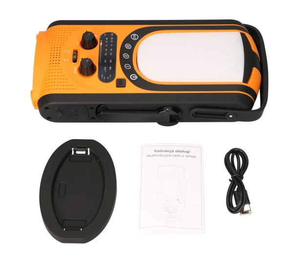 ExtraLink SR-6000 SOLARNE Z KORBKĄ DYNAMO POWERBANK 6000MAH Z LATARKĄ - 1570092 - zdjęcie 8